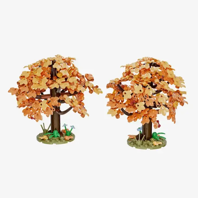 BlueBrixx® Kirschbäume im Herbst, 2er-Set