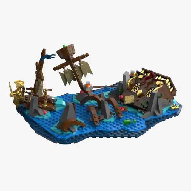 BlueBrixx® Treasure Coast Legends - Ship Cemetery