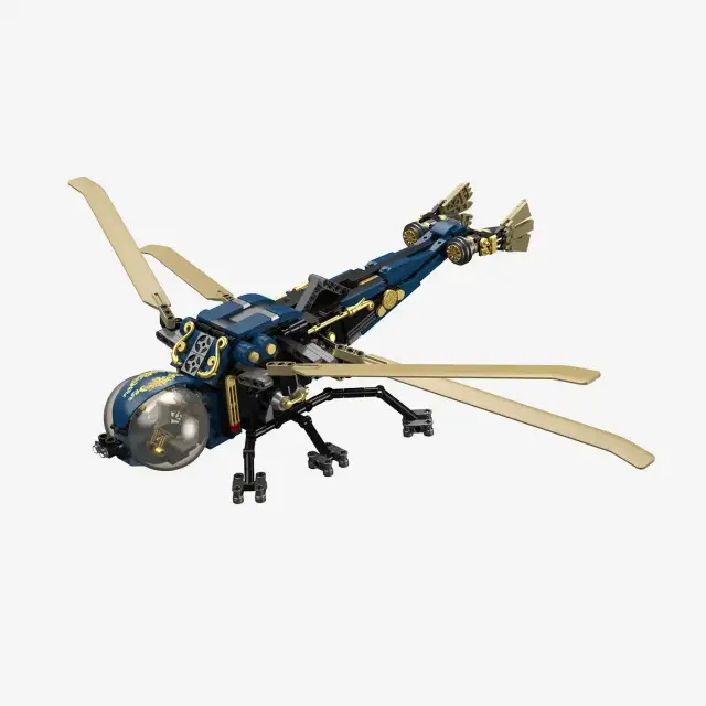 BlueBrixx® Steampunk Dragonfly