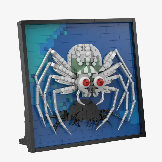 BlueBrixx® Die drei ??? - 3D Bild - und die silberne Spinne