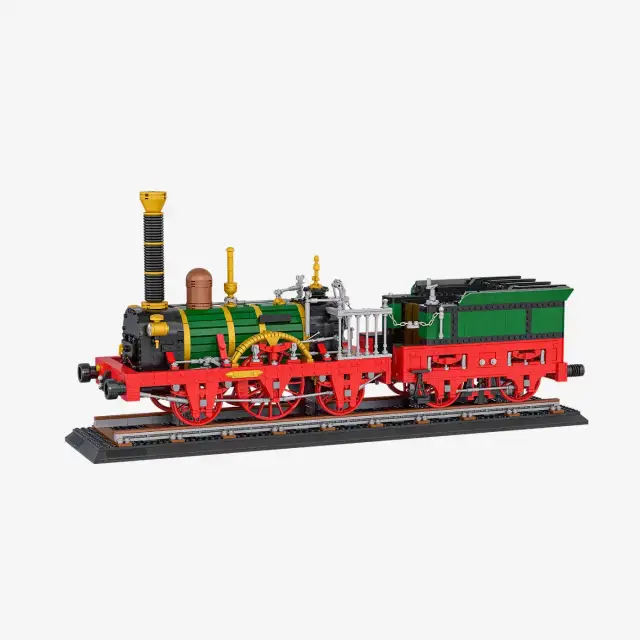 BlueBrixx® Display Dampflokomotive Adler