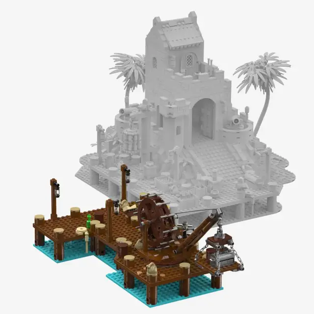 BlueBrixx® Treasure Coast Legends - Harbour extension