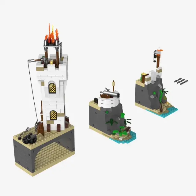 BlueBrixx® Treasure Coast Legends - Lighthouse expansion