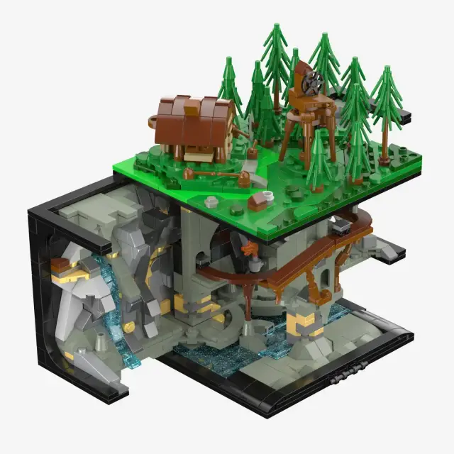 BlueBrixx® Zwergische Waldmine