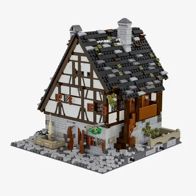 BlueBrixx® Medieval street - the bathhouse
