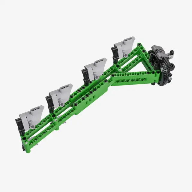BlueBrixx® Modern tractor - Plough