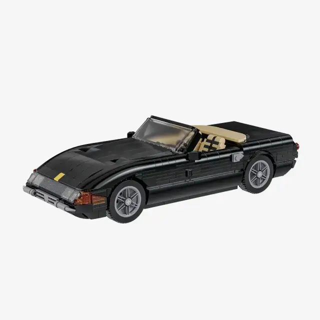 BlueBrixx® 1970s Sports Cabriolet black