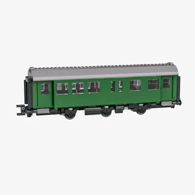 BlueBrixx® Umbauwagen 2te Klasse und Gepäckabteil
