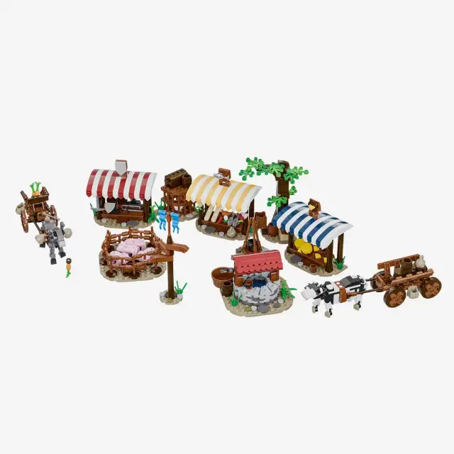 BlueBrixx® Mittelalterlicher Marktplatz