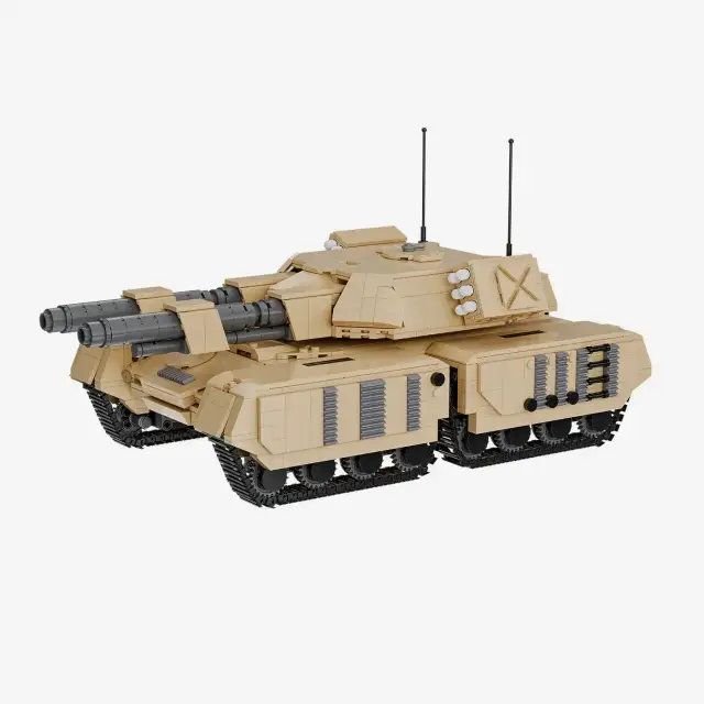 BlueBrixx® Futuristic super-heavy tank
