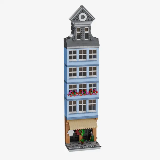 BlueBrixx® Frankfurter Römer Hausfassade 2