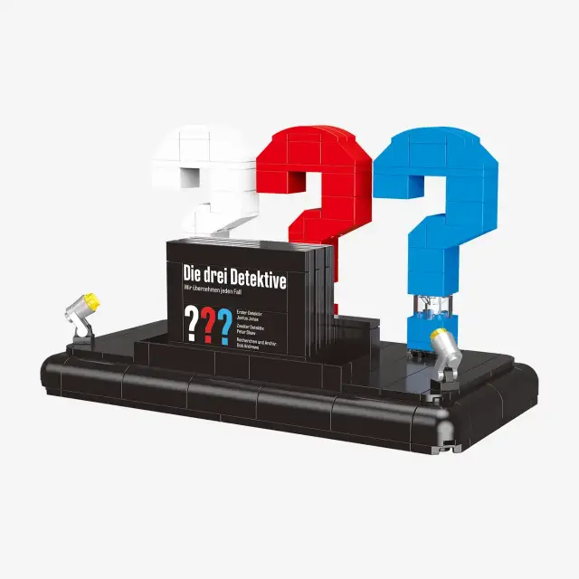 BlueBrixx® Die drei ??? - 3D-Logo mit Visitenkarte