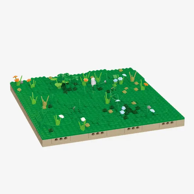 BlueBrixx® Modulares Landschaftssystem - Wiese