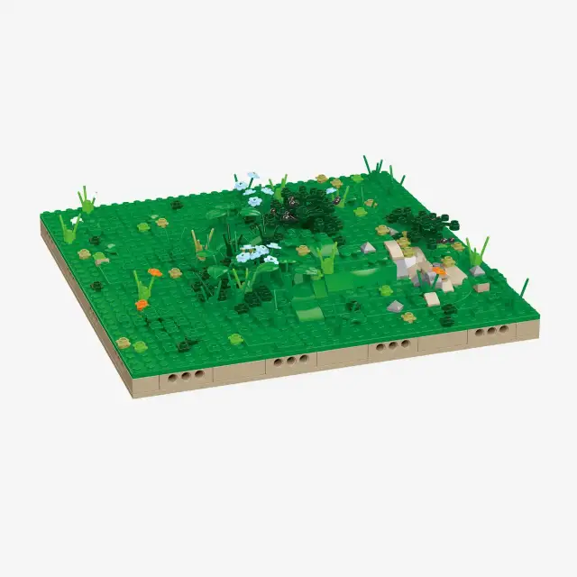 BlueBrixx® Modulares Landschaftssystem - Kleiner Hügel