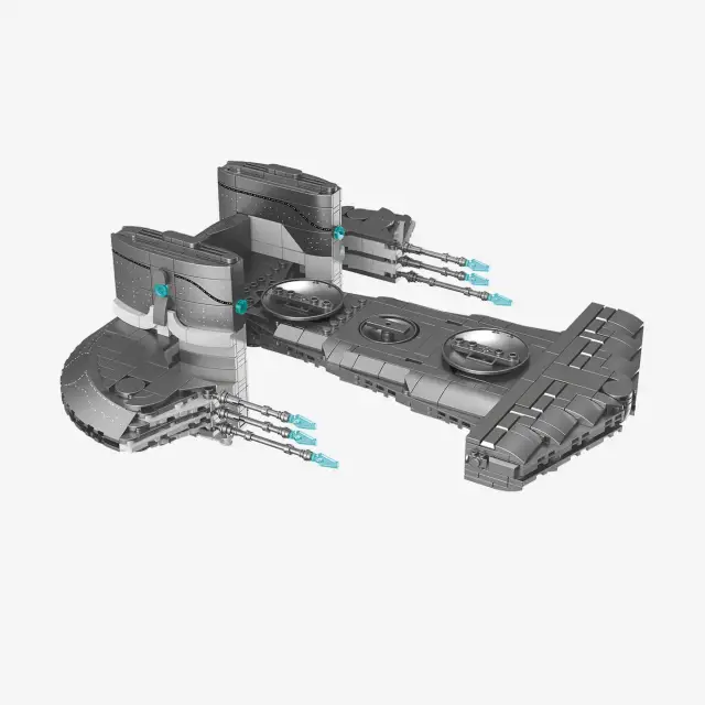 BlueBrixx® Asgardschiff Beliskner