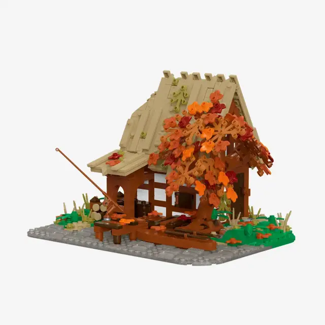 BlueBrixx® Mittelalterliche Fischerhütte