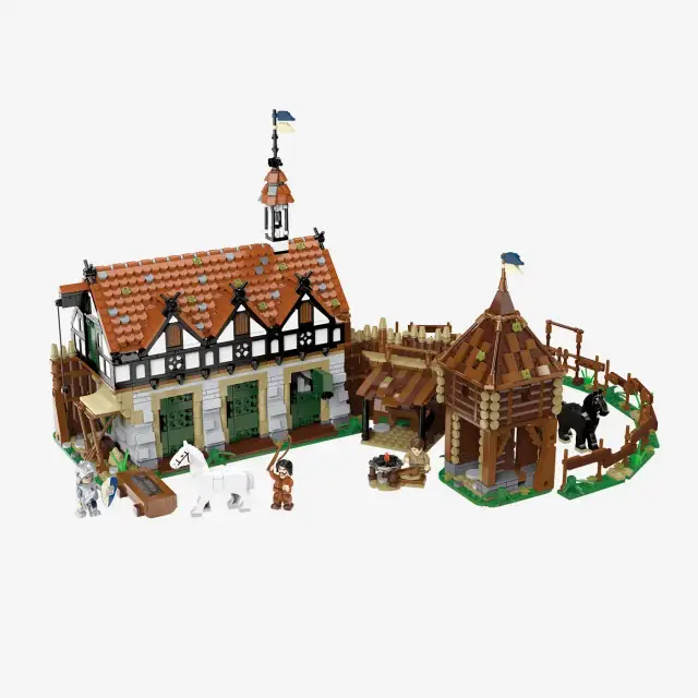 BlueBrixx® Blaustein Castle - Stables