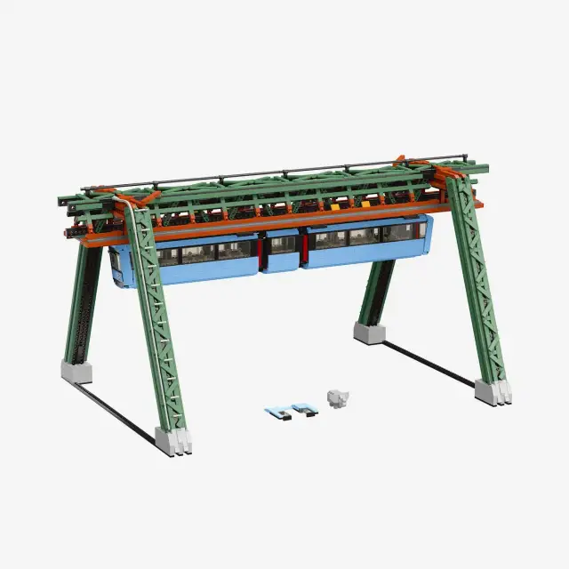 BlueBrixx® Wuppertaler Hanging Monorail