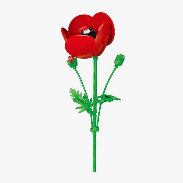 BlueBrixx® Roter Klatschmohn