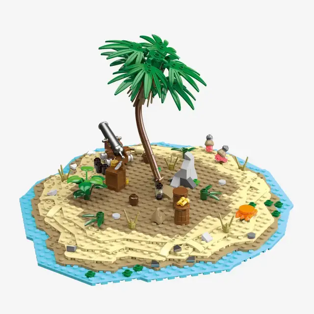 BlueBrixx® Legenden der Schatzküste - Pirateninsel-Erweiterung