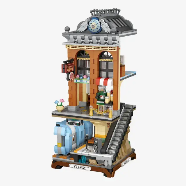 BlueBrixx® Subway Station