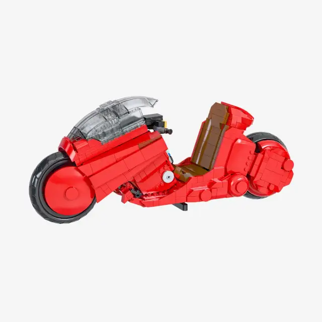 BlueBrixx® Futuristisches Rotes Motorrad
