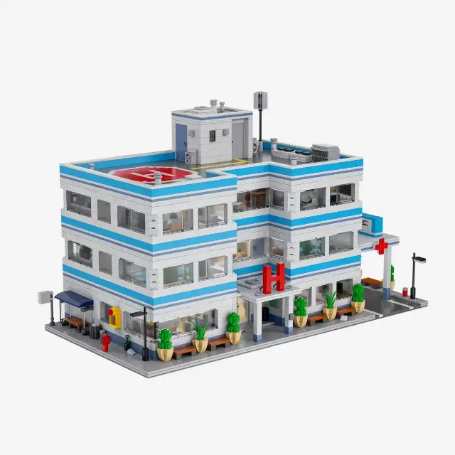 BlueBrixx® Modern Hospital