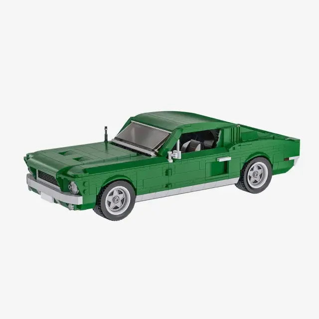 BlueBrixx® Grünes US-Muscle-Car