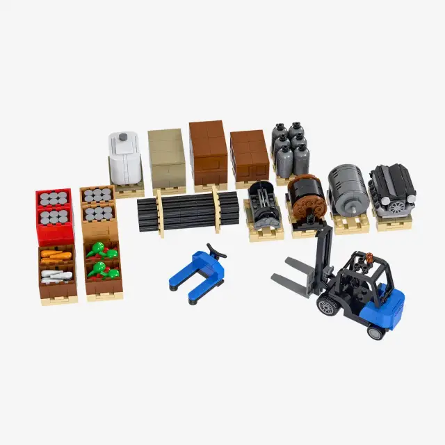 BlueBrixx® Cargo Accessories for Trucks and Wagons