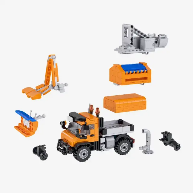 BlueBrixx® Kommunales Mehrzweckfahrzeug