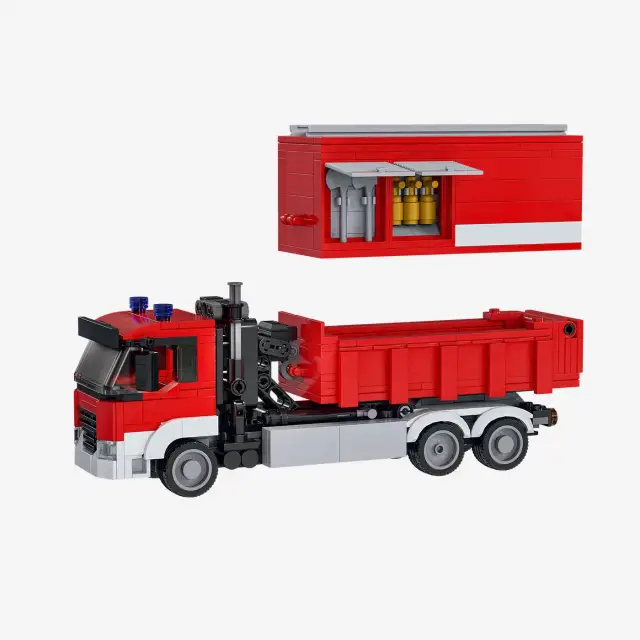 BlueBrixx® Feuerwehr LKW WLF-Kran