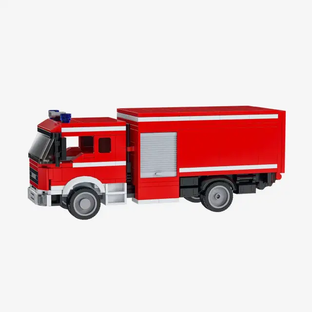 BlueBrixx® LKW Augsburg, Feuerwehr, TGM, GW-L2