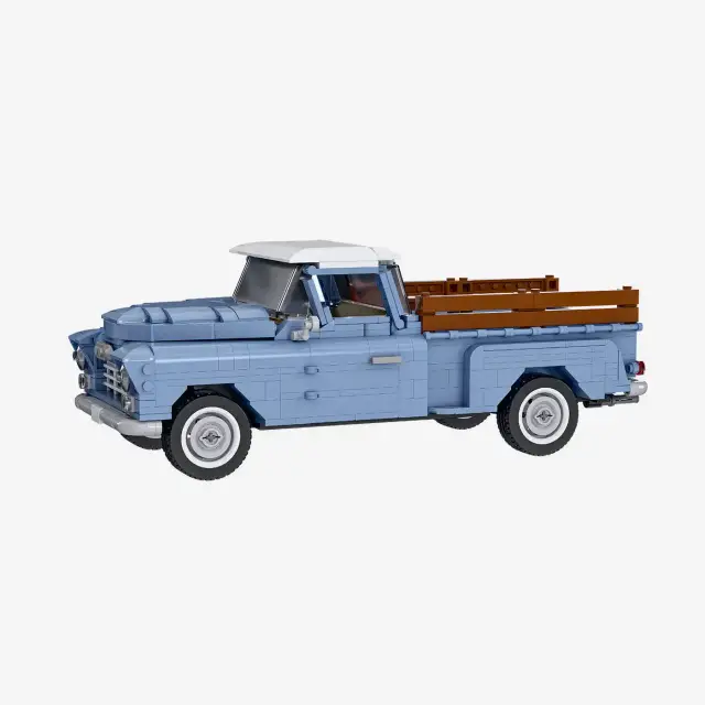 BlueBrixx® Klassischer US Pick-UP