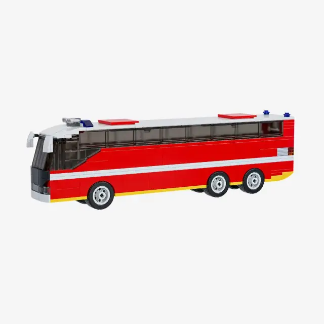 BlueBrixx® Feuerwehr Bus 2 in 1