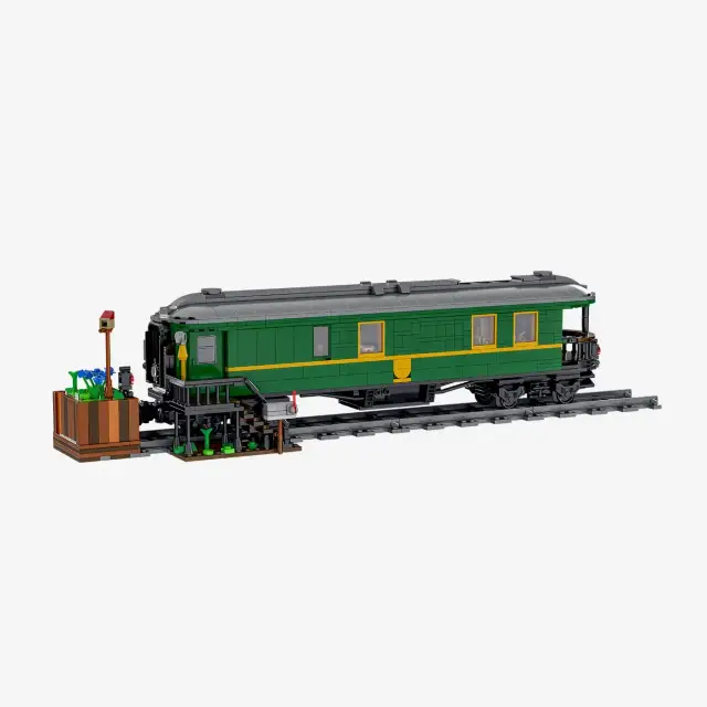 BlueBrixx® Pullman Waggon Tiny House / Salonwagen