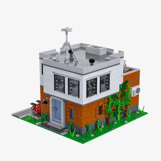 BlueBrixx® Moderne Stellwerkzentrale