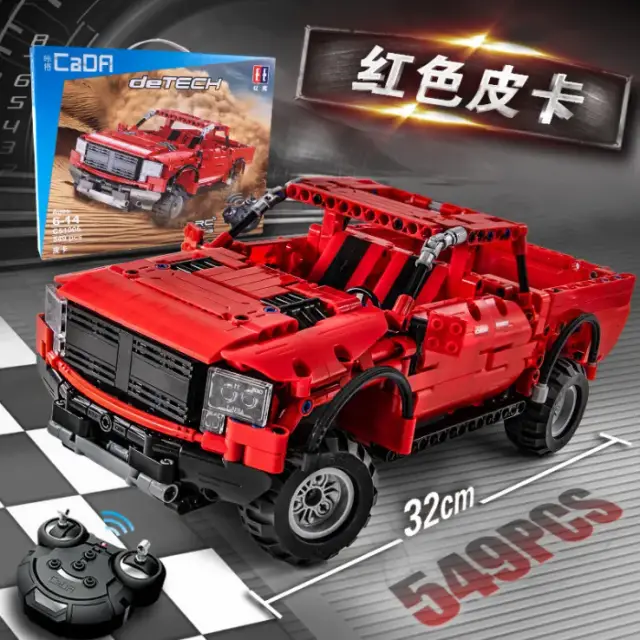 CaDA® Red Pickup Truck