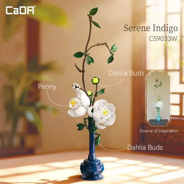 CaDA® Artizan Flower - Serene Indigo