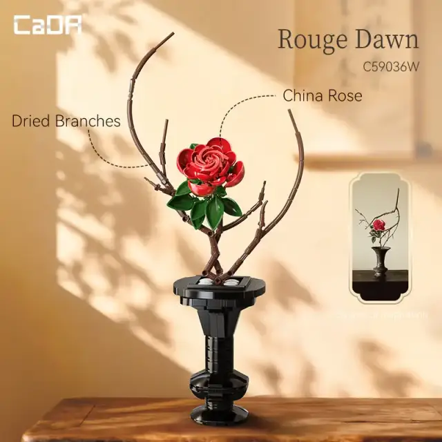 CaDA® Artizan Flower - Rouge Dawn