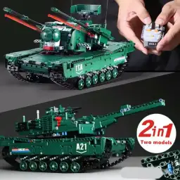 CaDA RC Military M1A2 Tank WW2Toys