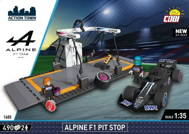 COBI® Alpine™ F1™ Pit Stop Set