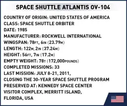 COBI Space Shuttle Atlantis