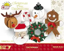 COBI Christbaumschmuck - Schneemann