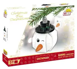 COBI Christbaumschmuck - Schneemann