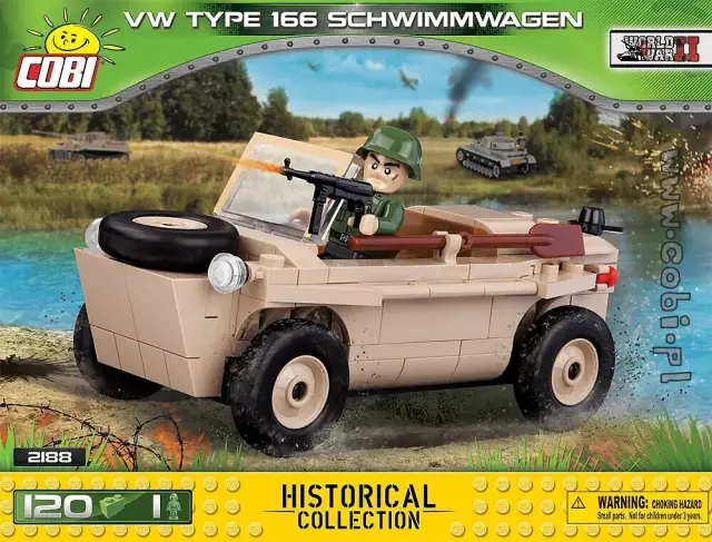 COBI® VW Typ 166 Schwimmwagen