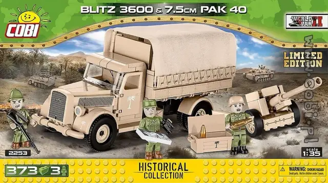 COBI® Blitz 3600 & 7,5 cm PaK 40 - Limited Edition