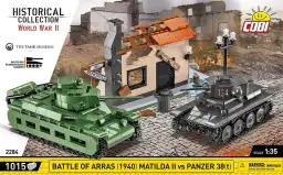 COBI Battle of Arras 1940 Matilda II vs Panzer 38