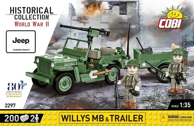 COBI® Willys MB & Trailer