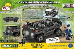 COBI VW Typ 166 Schwimmwagen