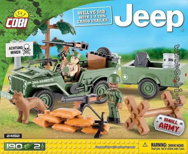 COBI® Jeep™ Willys MB with 1/4 Ton Cargo Trailer